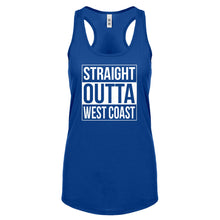 Straight Outta West Coast Womens Racerback Tank Top