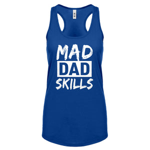 Mad Dad Skills Womens Racerback Tank Top
