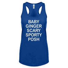 Racerback Spice Names Womens Tank Top
