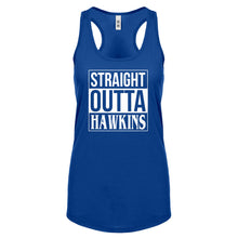 Straight Outta Hawkins Womens Racerback Tank Top
