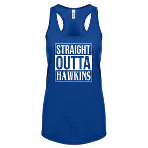 Straight Outta Hawkins Womens Racerback Tank Top