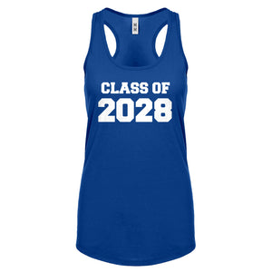 Class of 2028 Womens Racerback Tank Top