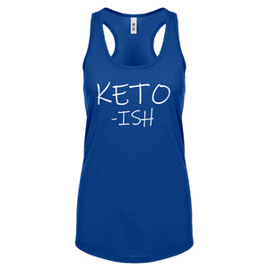 KETO -ish Womens Racerback Tank Top