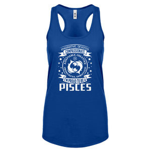 Racerback Pisces Astrology Zodiac Sign Womens Tank Top