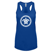 Turtle Sksksk Womens Racerback Tank Top