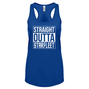 Straight Outta Starfleet Womens Racerback Tank Top