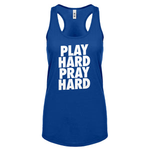 Racerback Play Hard Pray Hard (was 7006) Womens Tank Top