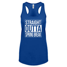Straight Outta Spring Break Womens Racerback Tank Top