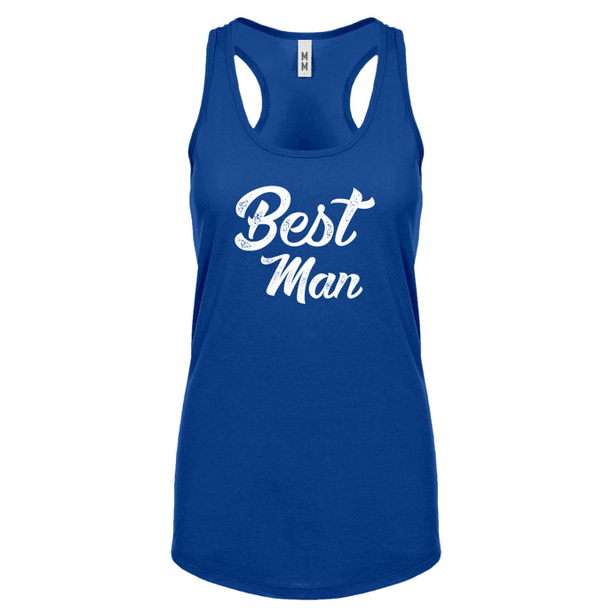 Racerback Best Man Womens Tank Top