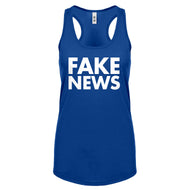 Racerback FAKE NEWS Womens Tank Top