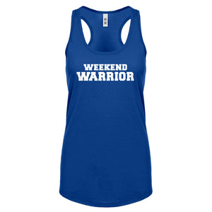 Weekend Warrior Womens Racerback Tank Top