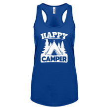 Racerback Happy Camper Womens Tank Top