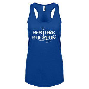 Racerback Restore Houston Womens Tank Top