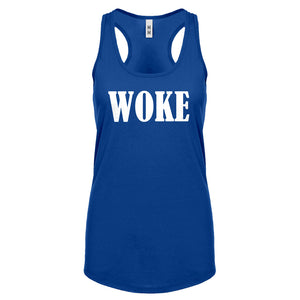 Woke Womens Racerback Tank Top