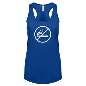 No Smoking Womens Racerback Tank Top