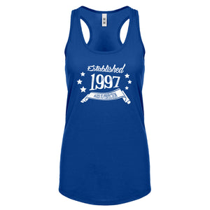 Racerback Established 1997 Womens Tank Top