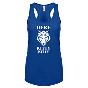Here Kitty Kitty Womens Racerback Tank Top