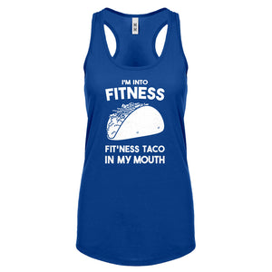 Racerback Fitness Taco Womens Tank Top