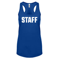 Racerback Staff Womens Tank Top