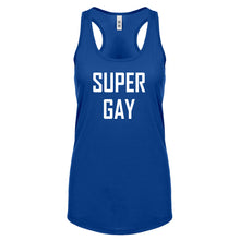 Super Gay Womens Racerback Tank Top
