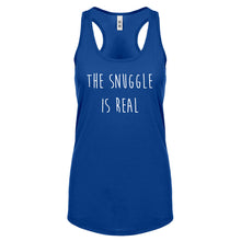 The Snuggle is Real Womens Racerback Tank Top