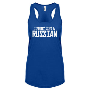 I Fight Like a Russian Womens Racerback Tank Top