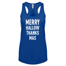 Racerback Merry Hallow Thanks Mas Womens Tank Top