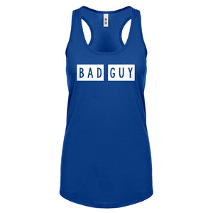 Bad Guy Womens Racerback Tank Top