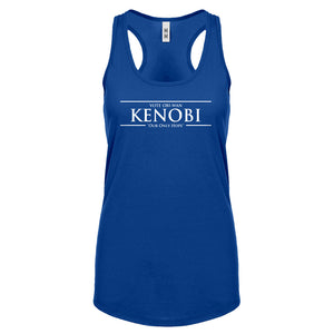 Racerback Vote Kenobi Womens Tank Top