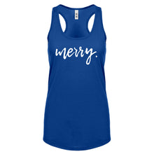 Merry. Womens Racerback Tank Top