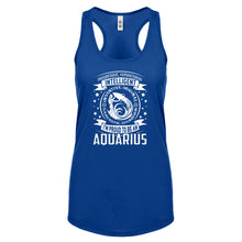 Racerback Aquarius Astrology Zodiac Sign Womens Tank Top