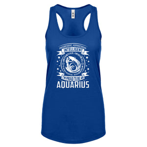 Racerback Aquarius Astrology Zodiac Sign Womens Tank Top