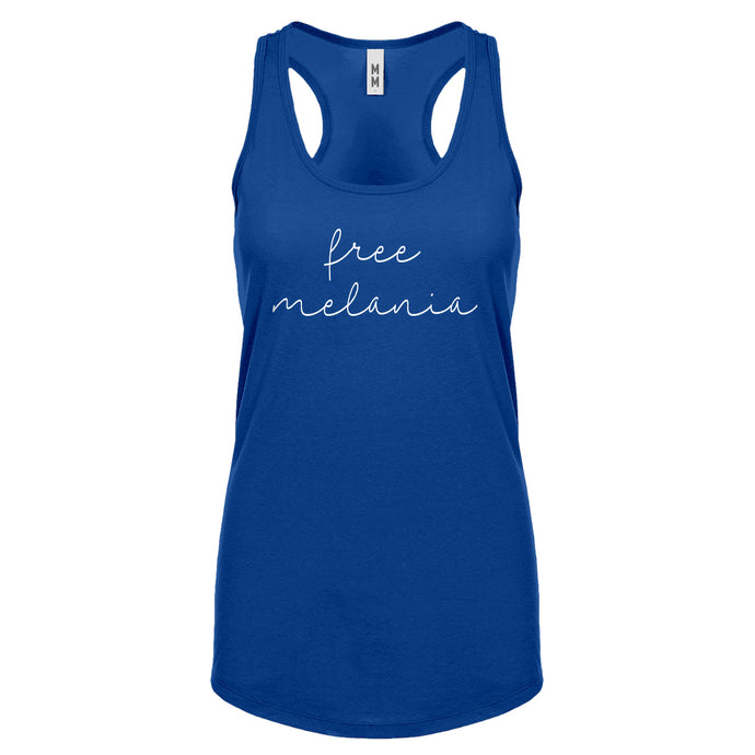 Racerback Free Melania Now Womens Tank Top