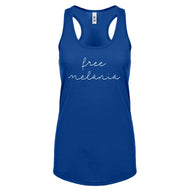 Racerback Free Melania Now Womens Tank Top