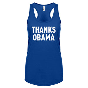 Thanks Obama Womens Racerback Tank Top