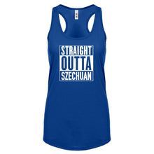 Racerback Straight Outta Szechuan Womens Tank Top