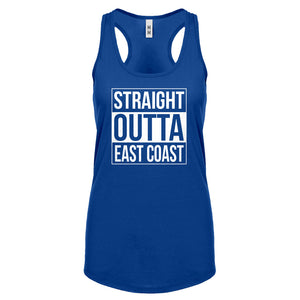 Straight Outta East Coast Womens Racerback Tank Top