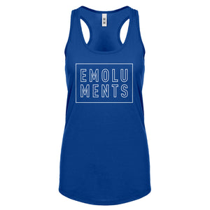 Racerback Emoluments Womens Tank Top