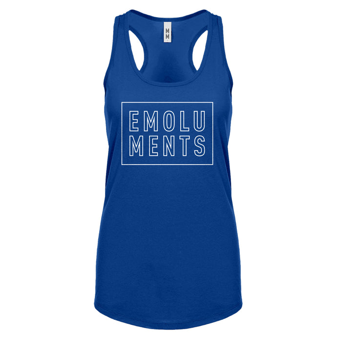 Racerback Emoluments Womens Tank Top