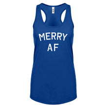 Merry AF Womens Racerback Tank Top
