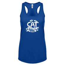 My Cat Thinks I'm Cool Womens Racerback Tank Top