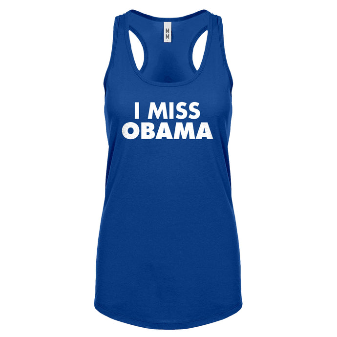 Racerback I Miss Obama Womens Tank Top