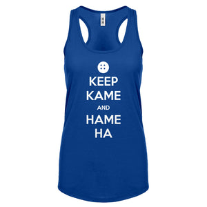 Racerback Keep Kame and Hame Ha Womens Tank Top
