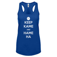 Racerback Keep Kame and Hame Ha Womens Tank Top