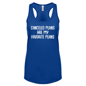 Racerback Canceled Plans Womens Tank Top