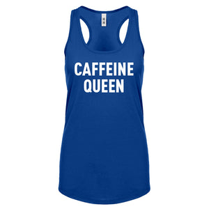 Racerback Caffeine Queen Womens Tank Top