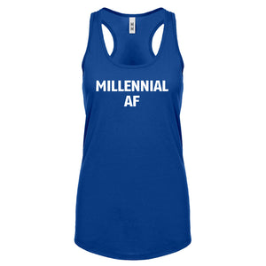Millennial AF Womens Racerback Tank Top