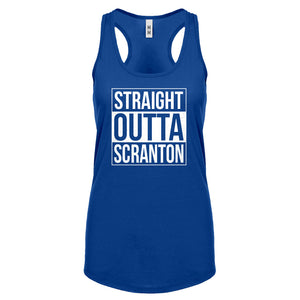 Straight Outta Scranton Womens Racerback Tank Top