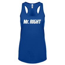 Racerback Mr. Right Womens Tank Top