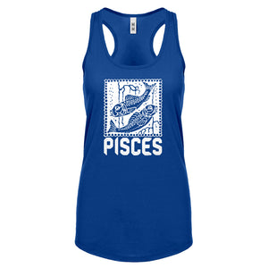 Racerback Pisces Zodiac Astrology Womens Tank Top